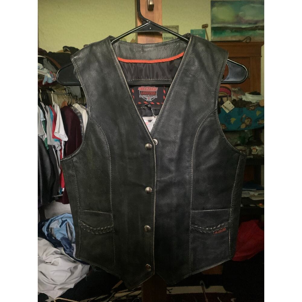 Vintage Women’s Leather Vest from Interstate Leather